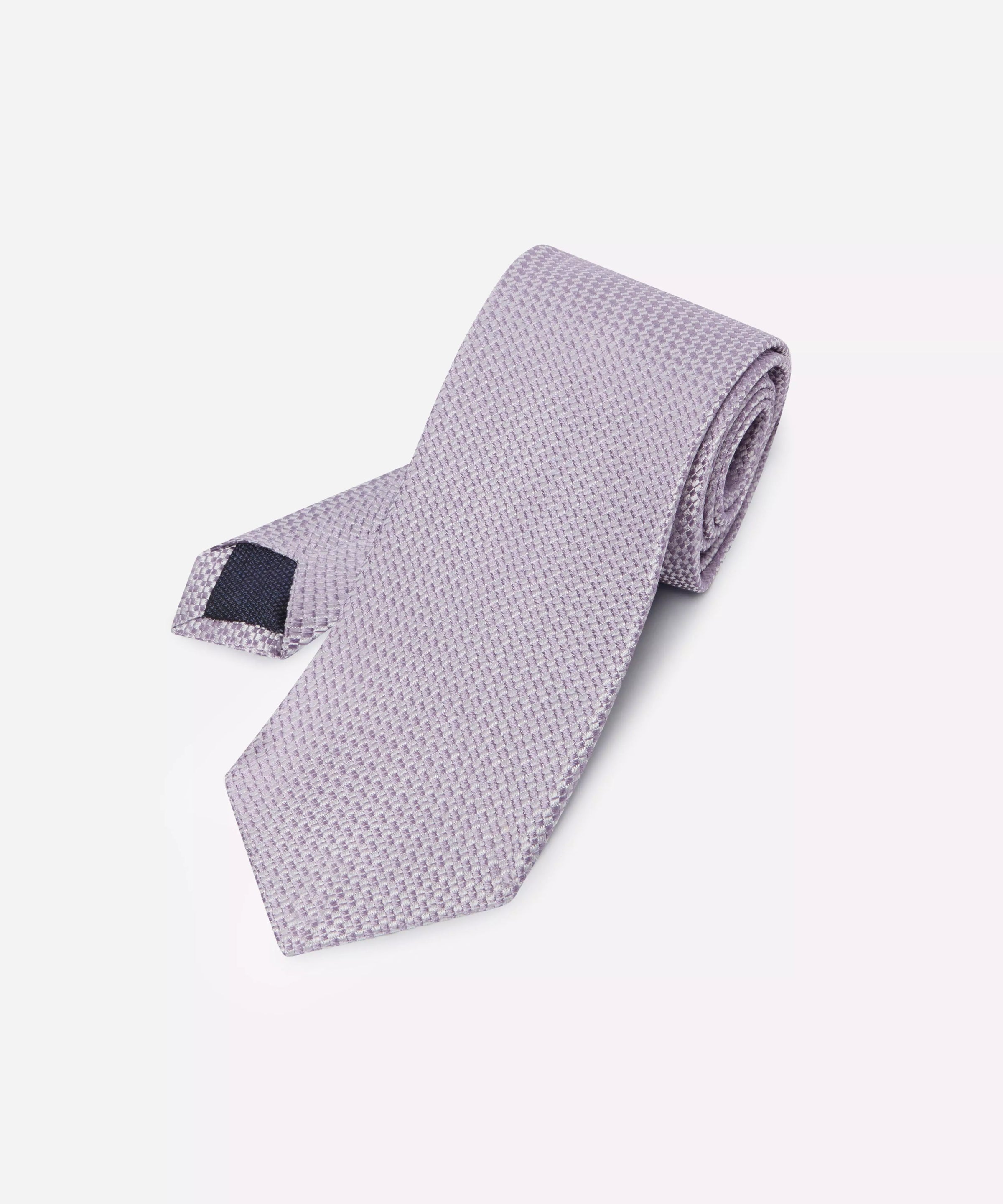 Lilac Purple Tonal Textured Woven Silk Tie