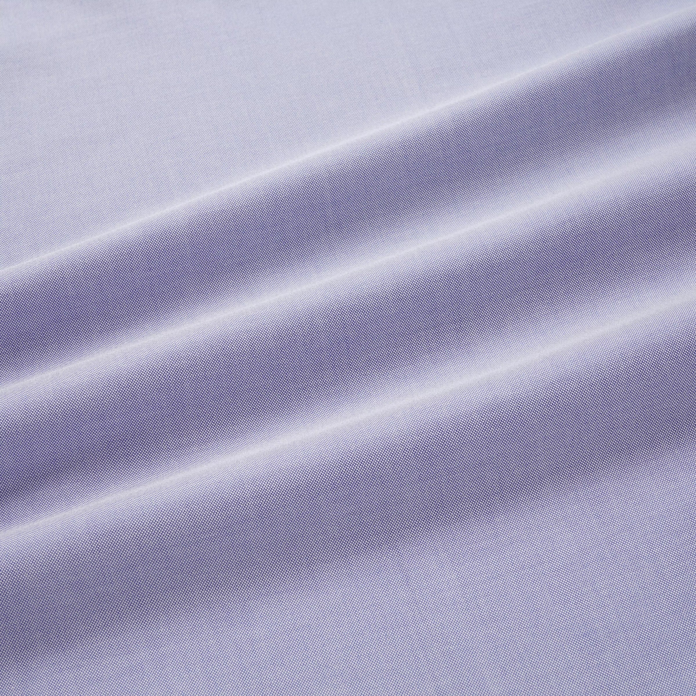 Blue Tailored Fit Smart Casual Open Weave Oxford Shirt